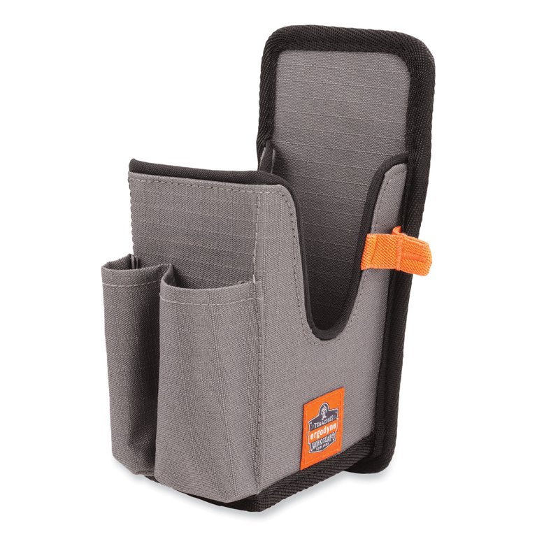 Squids 5541 Handheld Barcode Scanner Holster w/Belt Clip, Large, 2 Comp, 2.75x3.5x8,Polyester,Gray,Ships in 1-3 Business Days Squids 5541 Handheld Barcode Scanner Holster w/Belt Clip, Large, 2 Comp, 2.75x3.5x8,Polyester,Gray,Ships in 1-3 Business Days