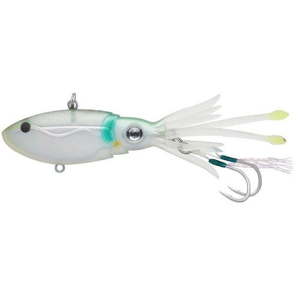 Nomad Design Squidtrex 110 Vibe 4 1/3", 1 3/4oz, Holo Ghost Shad