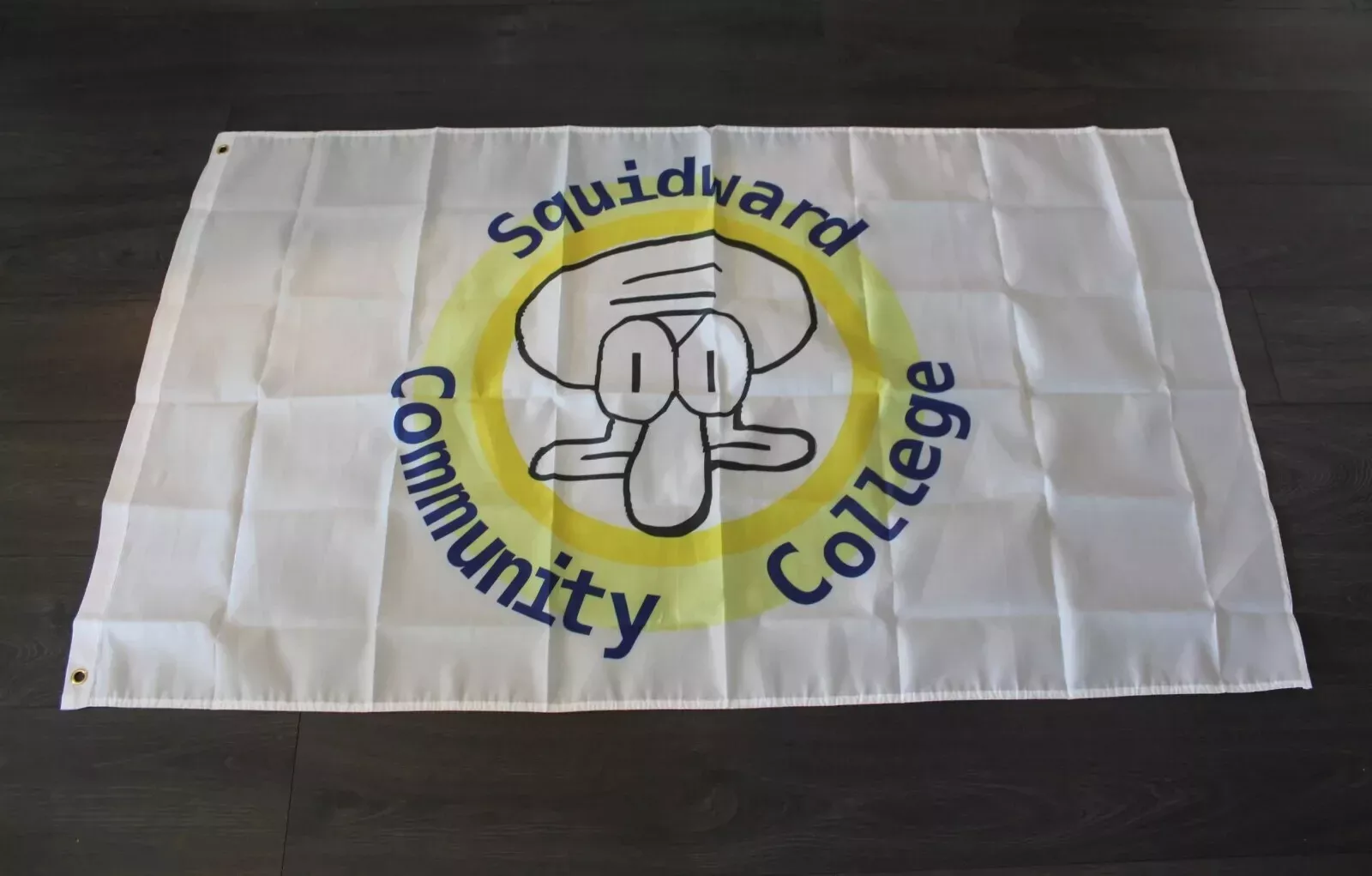 Squidward Banner Flag Funny Meme Tapestry 3X5 Feet Community College Usa Shipper
