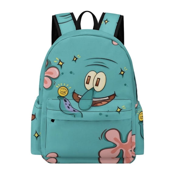 Squidward Cute Anime Travel And Hiking Backpack 42x30x15cm