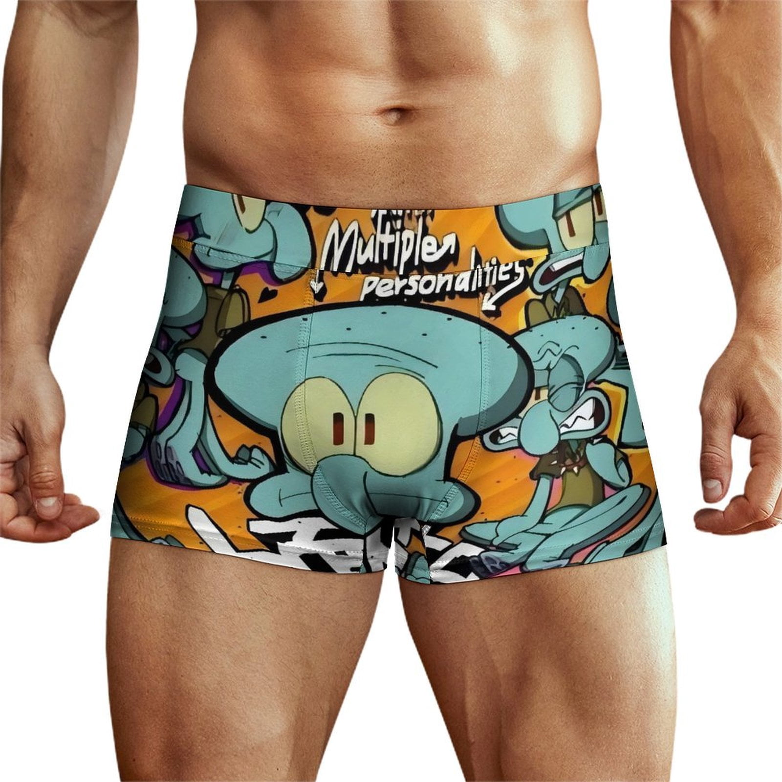 Squidward Men's Cartoon Boxer BriefsMens Underwear M - Walmart.com