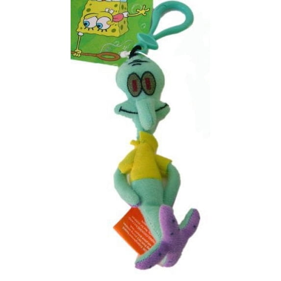 Squidward Zipper Pull Keychain From Nickelodeon Spongebob