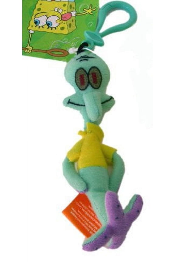 Squidward Zipper Pull Keychain From Nickelodeon Spongebob