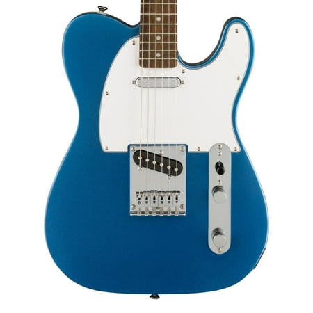Squier Affinity Telecaster Electric Guitar with Two Single-Coil Pickups, Lake Placid Blue