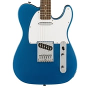 Squier Affinity Telecaster Electric Guitar with Two Single-Coil Pickups, Lake Placid Blue