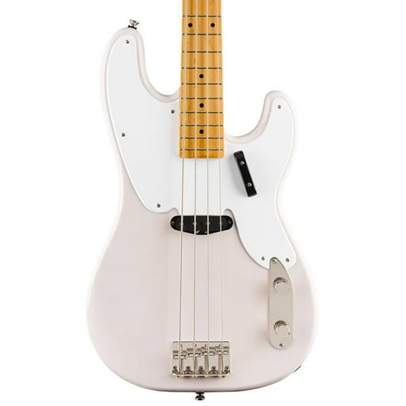 Squier Classic Vibe '50s Precision Bass Guitar, White Blonde