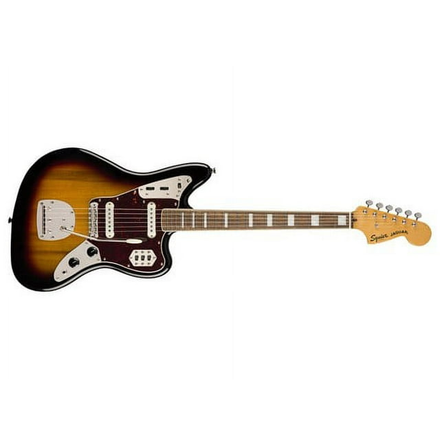 Squier Classic Vibe '70s Jaguar Electric Guitar (3-Color Sunburst)