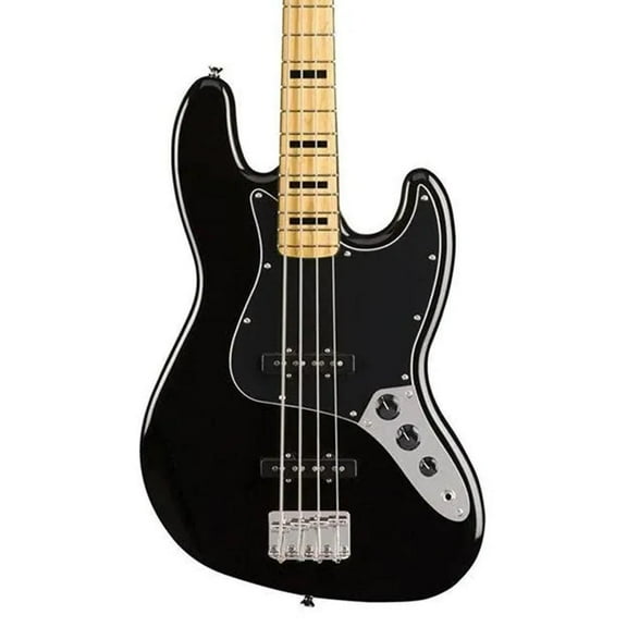 Squier Classic Vibe '70s Jazz Bass Fretted 4-String Solid Body Bass Guitars Black