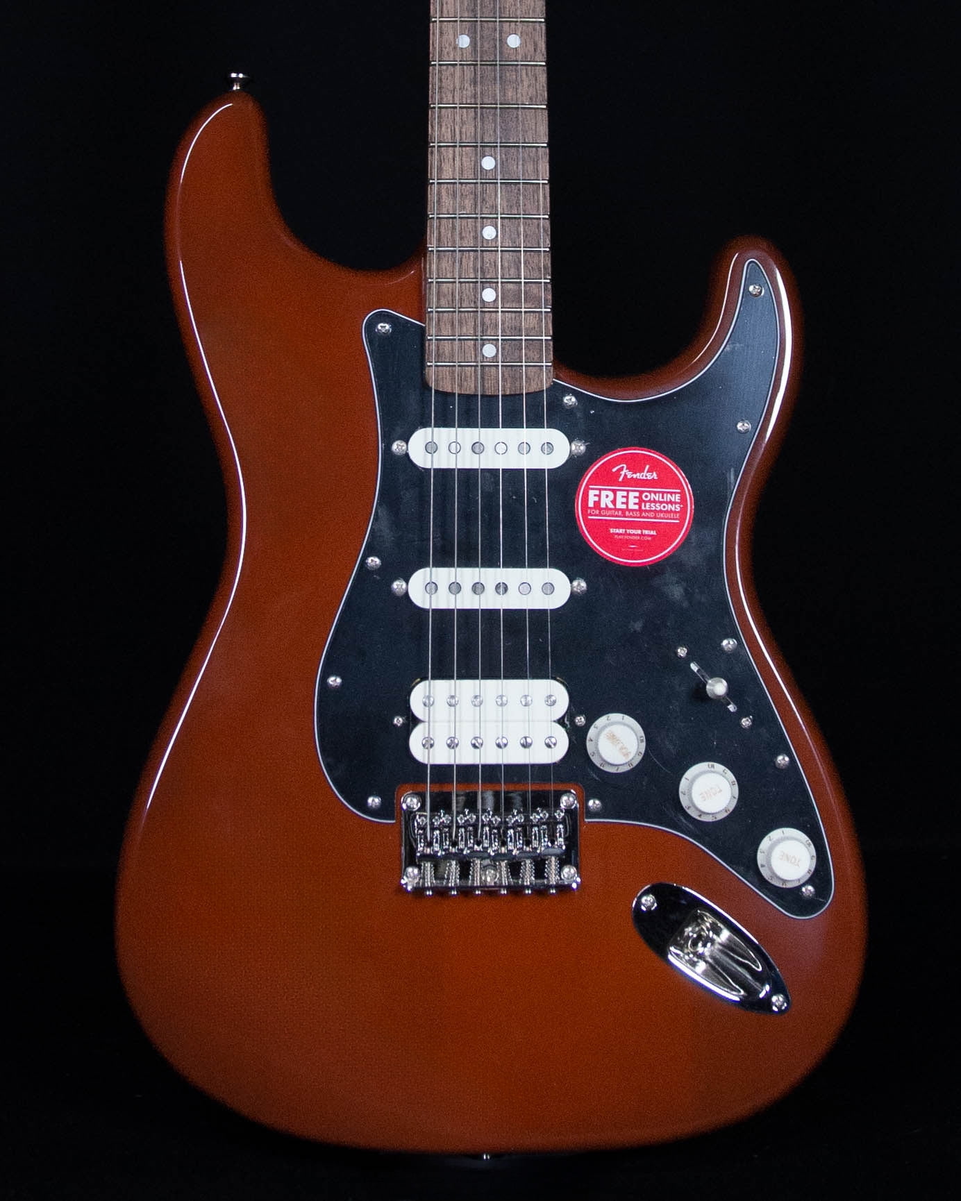 Squier Classic Vibe '70s Stratocaster HT HSS Electric Guitar, Laurel Fingerboard, Mocha