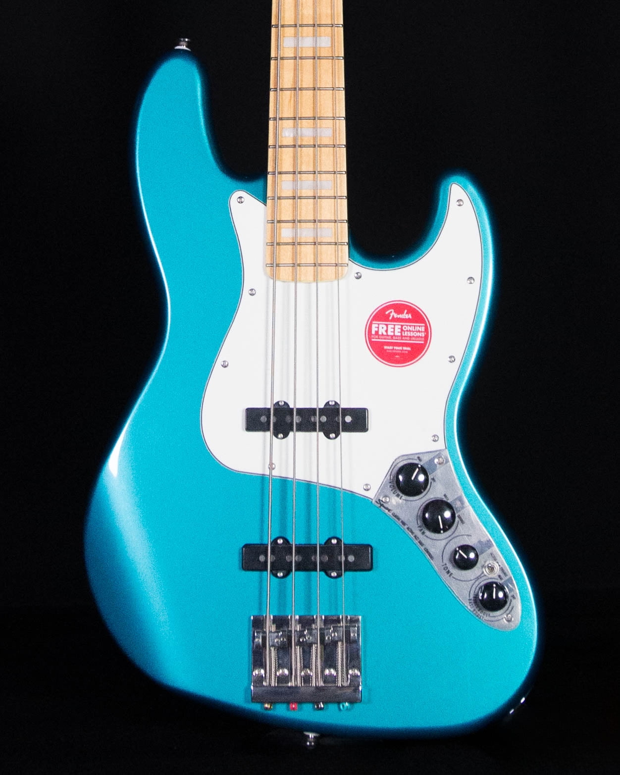 Squier Classic Vibe Active '70s Jazz Bass, Maple FB, Ocean Turquoise