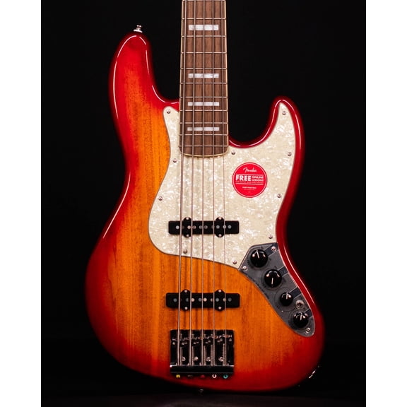Squier Classic Vibe Active 70s Jazz Bass V, Laurel FB, Sienna Sunburst