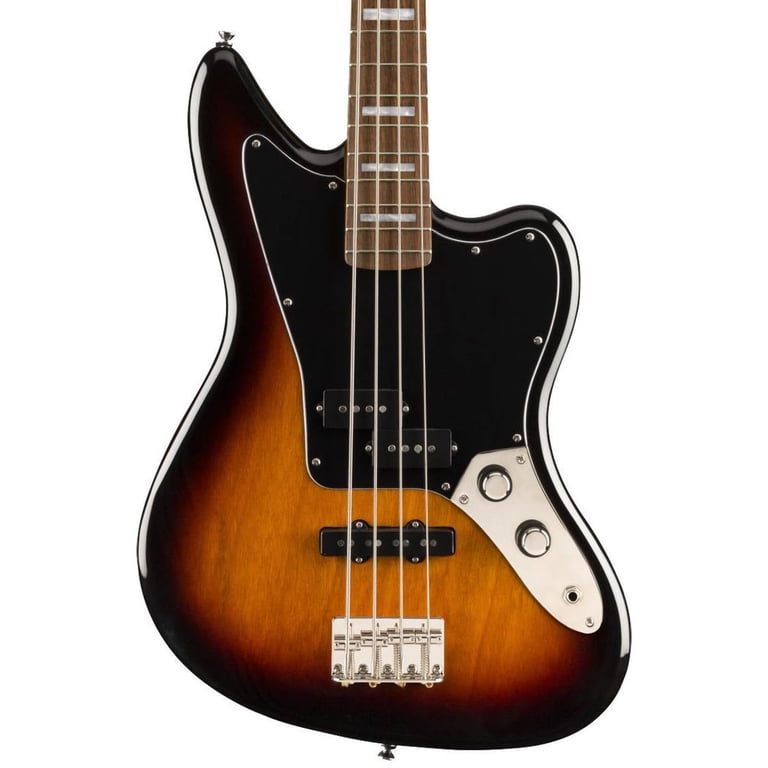 Squier Classic Vibe Jaguar Bass Guitar (3-Color Sunburst 
