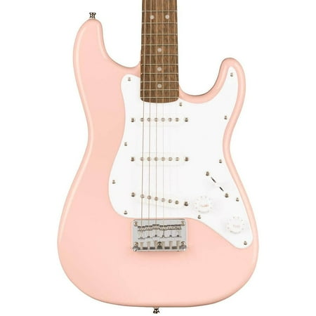 Squier Mini Stratocaster Electric Guitar (Shell Pink)