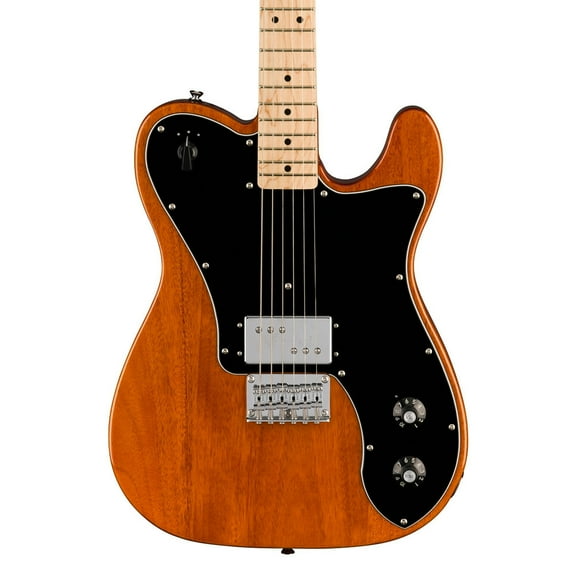 Squier Paranormal Esquire Deluxe Electric Guitar, Maple Fingerboard, Black Pickguard, Mocha