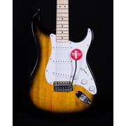 Squier Sonic Stratocaster - Maple Fingerboard - White Pickguard - 2-Color Sunburst - 545