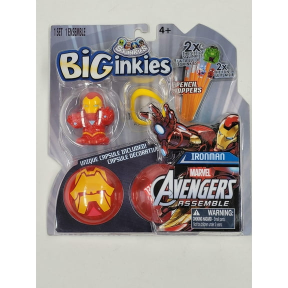 Squinkies Biginkies DC Comics Avengers Ironman
