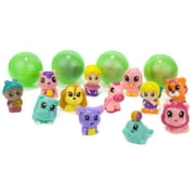 Squinkies Bubble Pack Collectible Dolls with 16 containers, Multicolor, 7.37, 10.2743