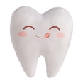 thumbnail image 1 of Squinting Teeth Expression Plush Pillow Stuffed Animal Toy Soft Decorative Plushie Doll for Birthday Holiday Gifts Home Accents and Relaxation 11.8 Inches Height, 1 of 7
