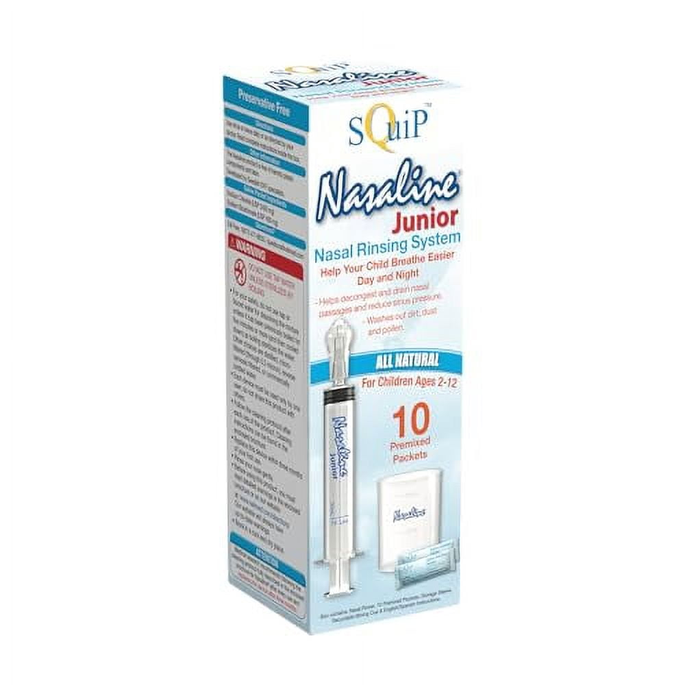 Squip Nasaline Junior Nasal Rinsing System, 3.1 Fl Oz (Pack of 1 ...