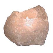 Squire Boone Village Terra Lights Natural Rough Rock Crystal Votive Tea Light Holder