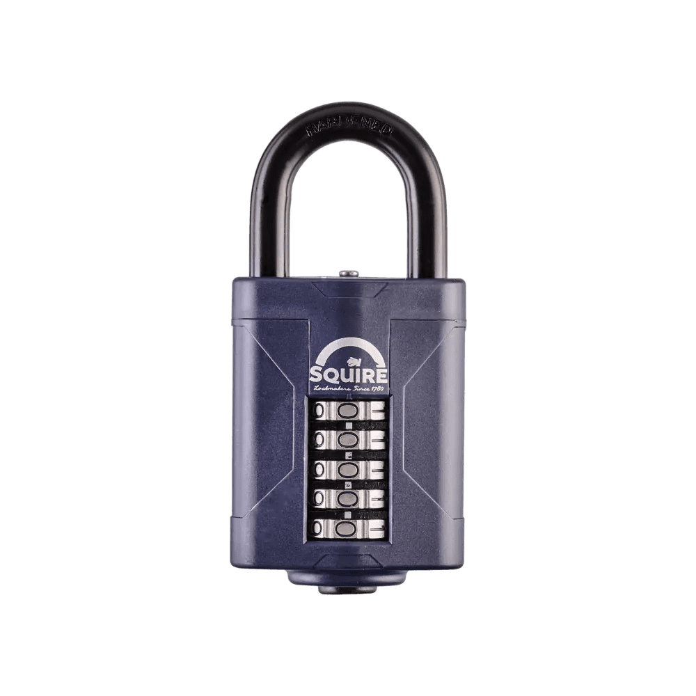 Squire Blue 60mm 5-Wheel Combination Padlock