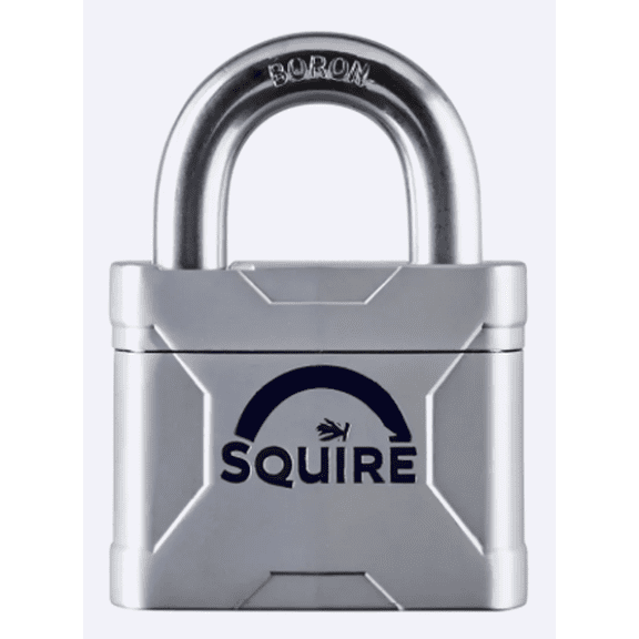 Squire Mercury 60 Boron Steel Shackle Keyed Padlock | Anti-Pick Cylinder | High Security Lock