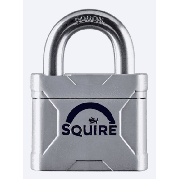 Squire Mercury 60 Boron Shackle Keyed Padlock | Anti-Pick Cylinder | Heavy Duty