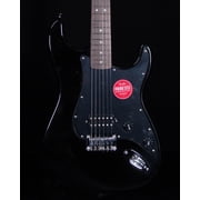 Squire Sonic Stratocaster HT H Electric Guitar, Black, Laurel Fingerboard, Black Pickguard