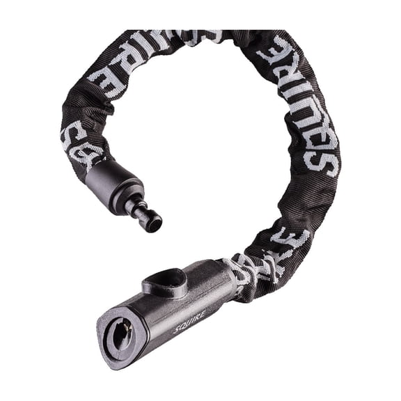 Squire Ultra Strong Bike Lock & Chain – TORQ DRIV Technology, Armored Steel, 8mm x 900mm