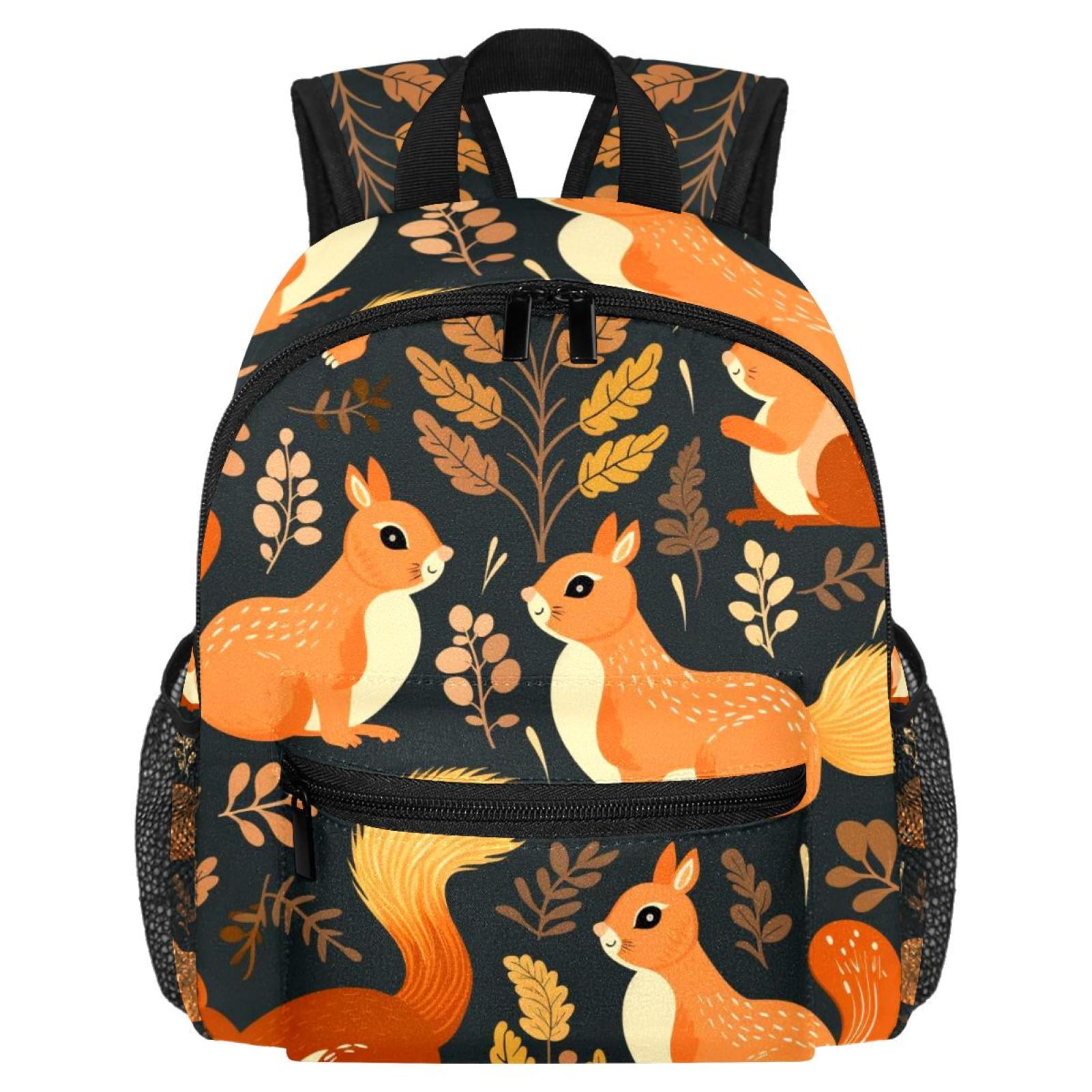 Squirrel Adjustable Shoulder Strap Camping Backpack For Boys And Girls 