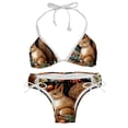 thumbnail image 1 of Squirrel Adjustable Strap Bikini Set with Detachable Sponge, Two-Pack - Ideal for Beach and Pool Parties, 1 of 6