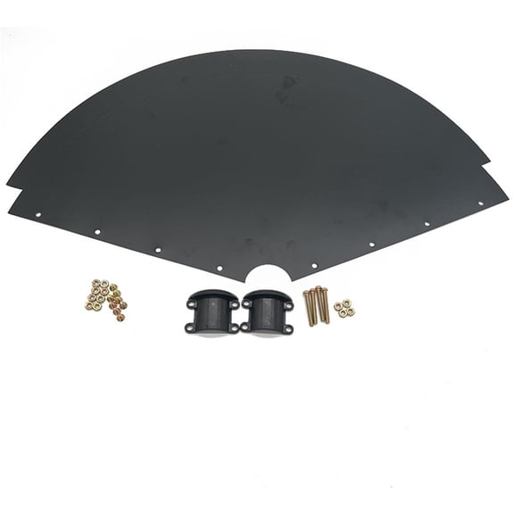 Squirrel Baffle for Bird Feeder Pole, Outside Pole Mount Bird House Guard for Outdoor Shepherds Hook, 16 Inch Diameter, 2 Packs