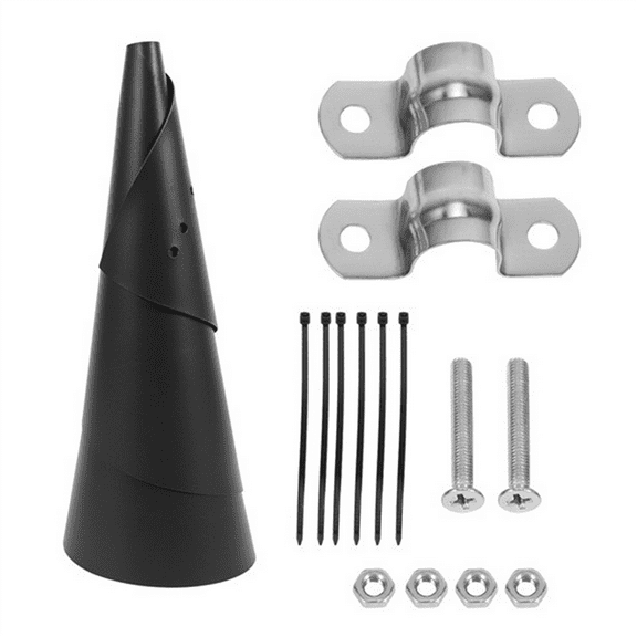 Squirrel Baffle for Bird Feeder Pole, Outside Pole Mount House Protecting Mask Outdoor Shepherd'S Hook,14 Inch