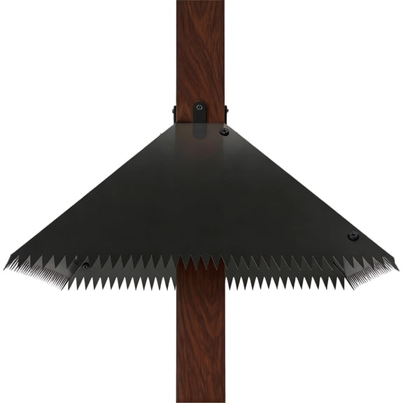 Squirrel Baffle for Bird Feeder Pole, Square Design with Sharp Edges, PVC Material, Easy Installation, Fits 4 x 4 Post, Deters Unwanted Guests