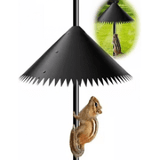 Squirrel Baffle for Bird Feeder Pole, Wrap-Around Squirrel Guard