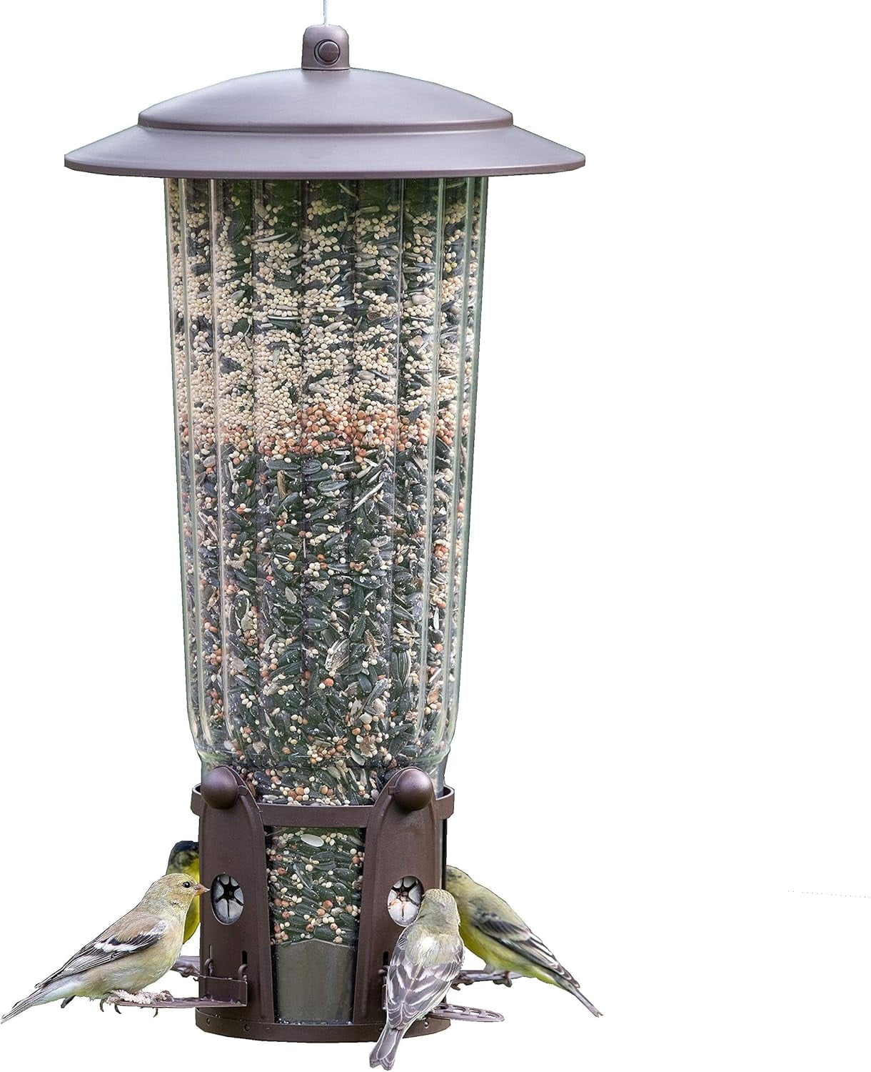 Squirrel-Be-Gone Max Large Wild Bird Feeder with Flexports, Squirrel