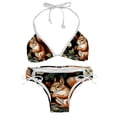 thumbnail image 1 of Squirrel Bikini Set Swim Suit Detachable Sponge Adjustable Strap Two-Pack, Beach Pool Vacation Party., 1 of 6