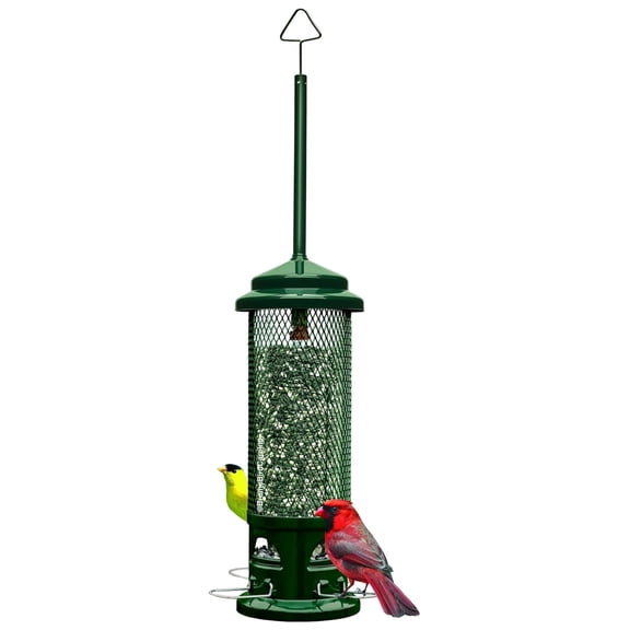 Squirrel Buster Legacy Squirrel-proof Feeder w/4 Metal Perches, 2.6-pound Seed Capacity