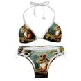 thumbnail image 1 of Squirrel Chic One-Piece Swimsuits Bikini Set: Detachable Sponge, Adjustable Strap, Two-Pack, for Pools and Beaches, 1 of 6