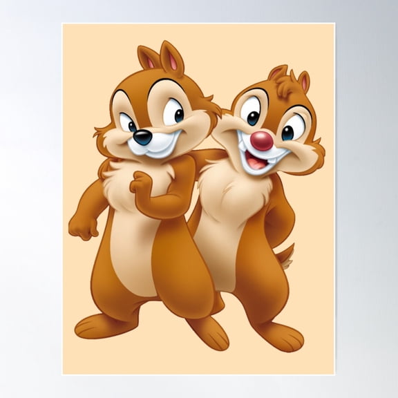 Squirrel Chip And Dale Chipmunks Poster Wall Art Modern Wall Decor For Living Room Bedroom