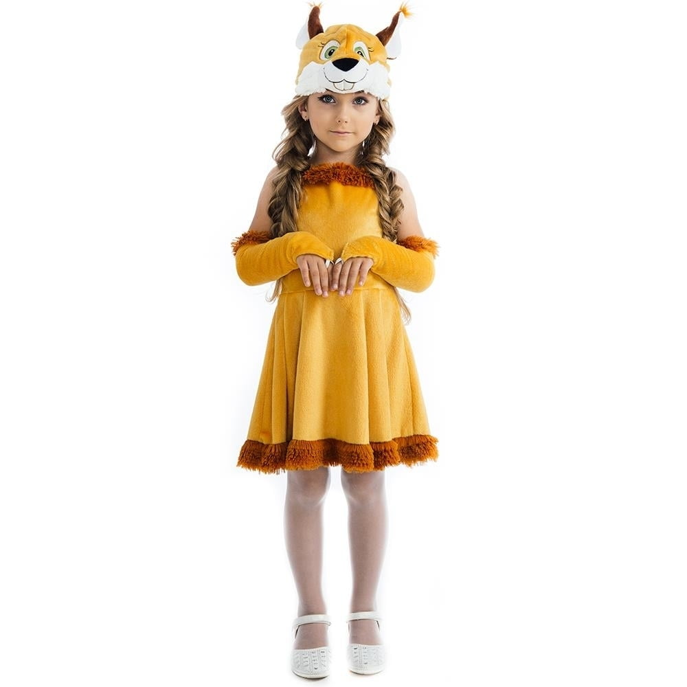 Squirrel Chipmunk Girls size XS 2/4 Plush Costume Tailed Dress ...