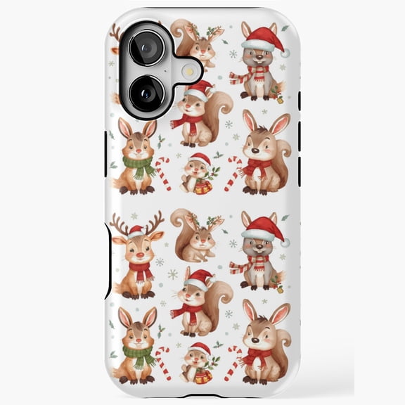 Squirrel Chipmunk Watercolor Phone Case 17 16 15 14 13 12 11 Pro Max