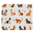thumbnail image 1 of Squirrel Desk Pad Mouse Mat Desk Mat - Square 8.3x9.8 Inch Non-Slip Rubber Bottom Printed, Suitable for Office and Gaming, 1 of 6