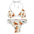 thumbnail image 1 of Squirrel Detachable Sponge Adjustable Strap Bikini Set 2-Pack Swimwear Swimsuit Beach Pool Party, 1 of 6