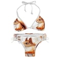 thumbnail image 1 of Squirrel Detachable Sponge Adjustable Strap Bikini Set Two-Pack, Great for All Scenes, One-Piece Swimsuits, Swim Suits, 1 of 6