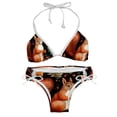 thumbnail image 1 of Squirrel Detachable Sponge Adjustable Strap Bikini Set Two-Pack Swimsuit Swimwear for Beach Pool Party, 1 of 6
