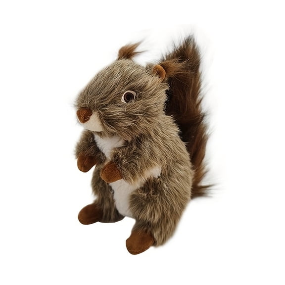 Squirrel Dog Toy, Squeaky Squirrel Plush Toy, Suitable for Large, Medium, And Small Dogs