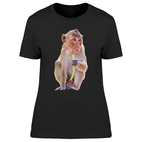 Squirrel Eating Celery T-Shirt Women -Image by Shutterstock, Female 3X-Large