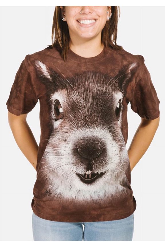 Squirrel Face Classic All Over Print Unisex T-Shirt Tee Sweatshirt Hoodie Tank Top