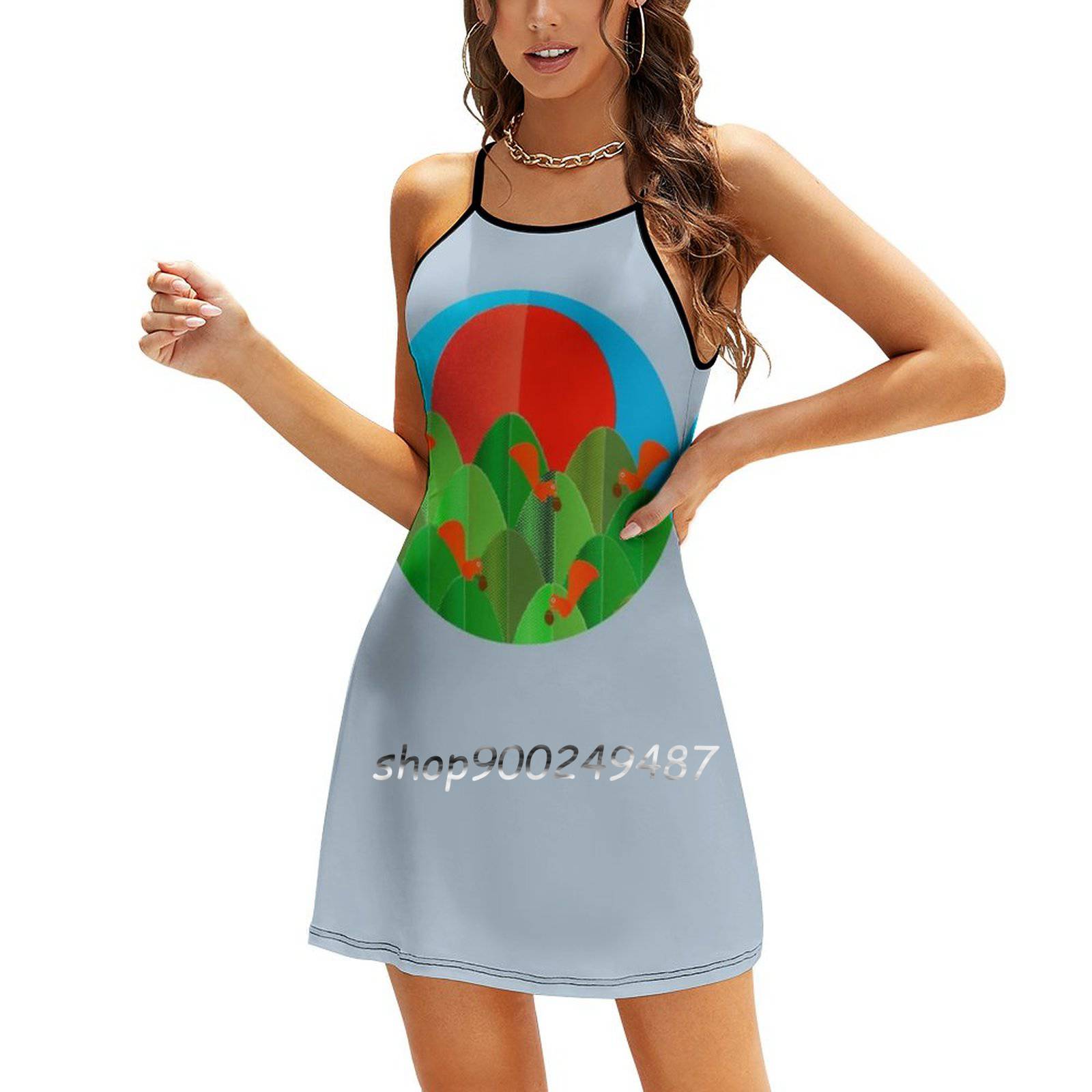 Squirrel Snack Long Sleeve Dress main image 1